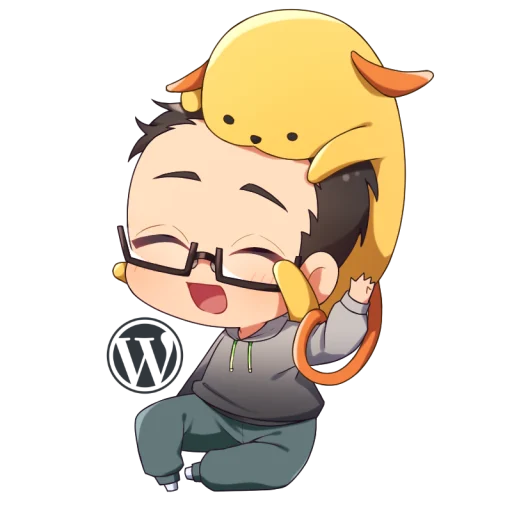 笑顔で迎えるWEB先案内のキャラクター